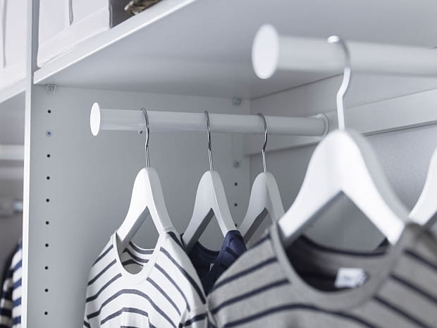 IKEA - KOMPLEMENT drążek wysuwany: 30 zł. meble ikea, meble z ikei, ciekawe meble z ikea, nowości