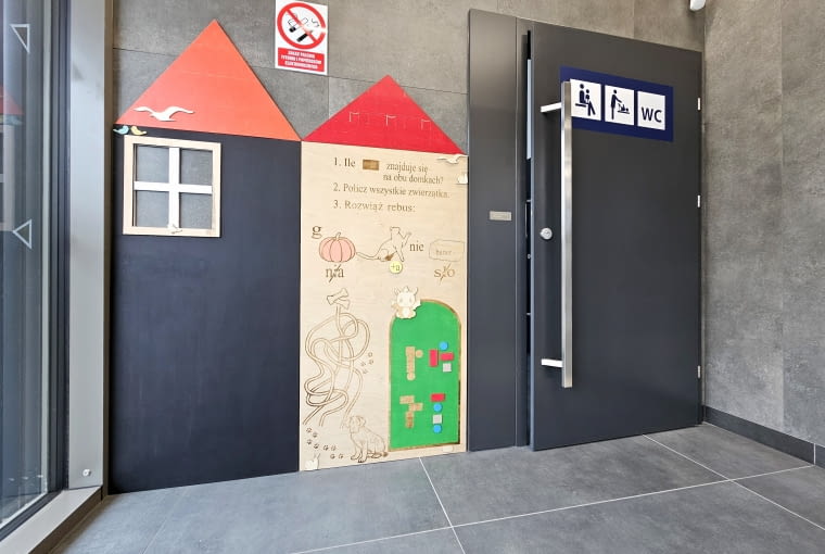 Dworzec w Tłuszczu - wnętrza Dworzec w Tłuszczu - wnętrza