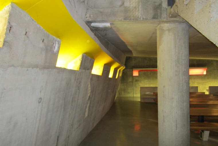 Firminy - Wnętrze Eglise Sainte Pierre Firminy - Wnętrze Eglise Sainte Pierre