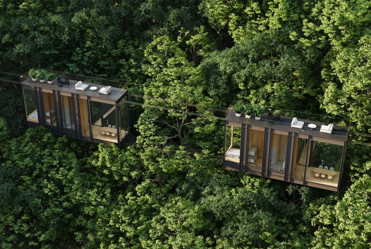 Hiszpański Cable Hut autorstwa Jana Toledo