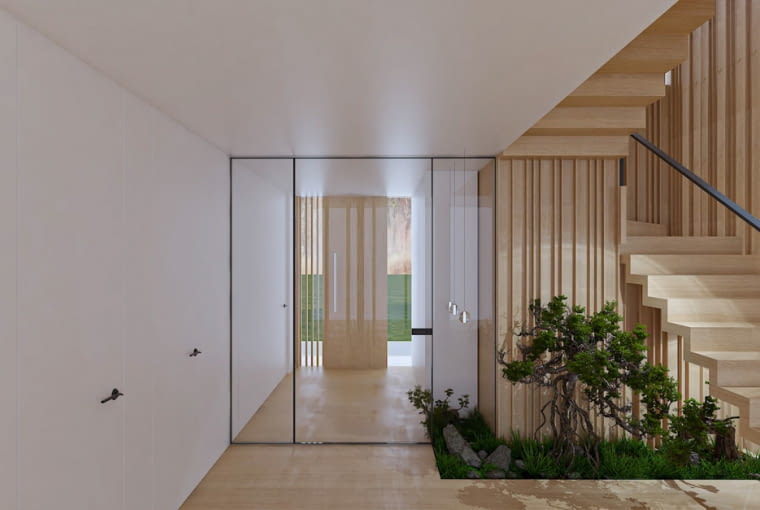 Podcieniowy Dom Audio-Widokowy - wnętrze Podcieniowy Dom Audio-Widokowy - wnętrze