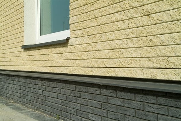 cokół klinkierowy, cokół elewacyjny, cokół na elewacji