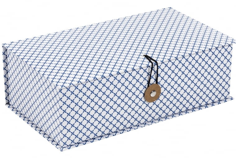JYSK: Pudełko Kontor 25 x 14 x 8 cm z przykrywką, cena: 15 zł jysk, materiały biurowe