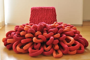 fotel Loop, projekt: Sophie de Vocht fotel Loop, projekt: Sophie de Vocht