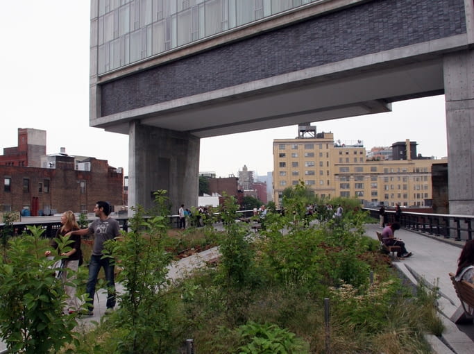 Park High Line w Nowym Jorku Park High Line w Nowym Jorku