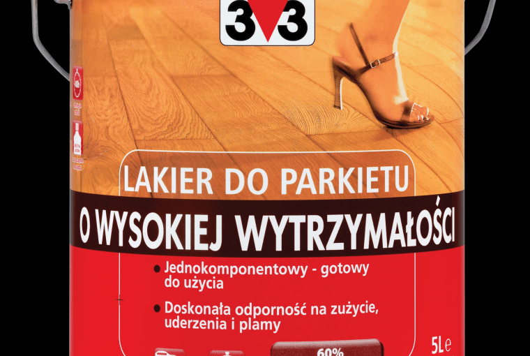 Lakier do parkietu o wysokiej wytrzymałości