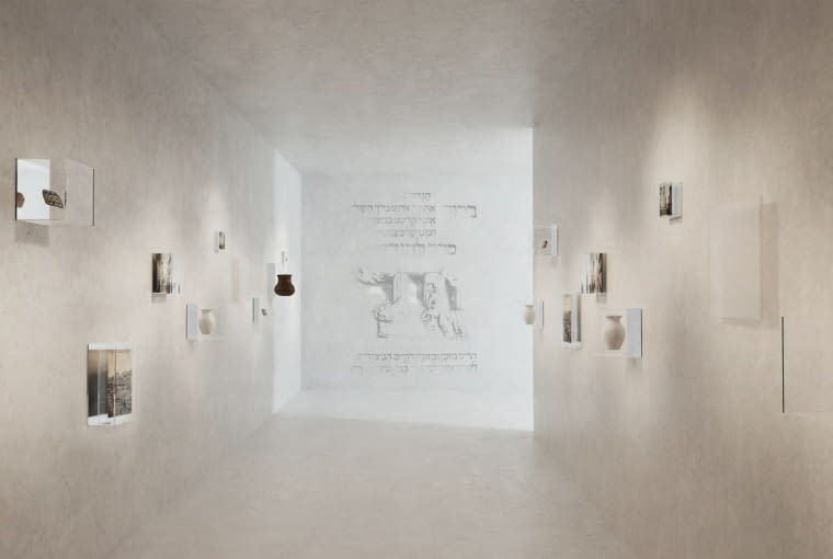 Pawilon mykwy w Oświęcimiu. Proj. Nizio Design International. Wizualizacja. Pawilon mykwy w Oświęcimiu. Proj. Nizio Design International. Wizualizacja.