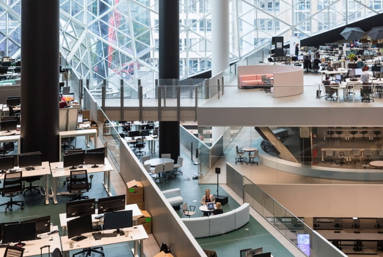 Nowy biurowiec Axel Springer w Berlinie. Proj. OMA Nowy biurowiec Axel Springer w Berlinie. Proj. OMA