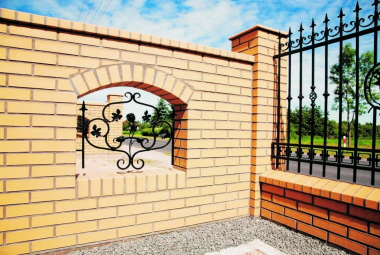 Ogrodzenie klinkierowe