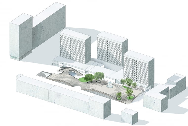 Koncepcja przebudowy Rynku Krowoderskiego w Krakowie wg. Bartosz Dendura Pracownia Architektoniczna Koncepcja przebudowy Rynku Krowoderskiego w Krakowie wg. Bartosz Dendura Pracownia Architektoniczna