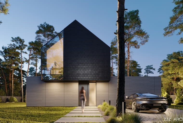 Wstęga Między Sosnami. Proj. Z3Z ARCHITEKCI