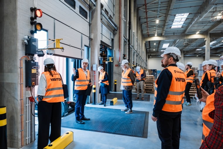 Podczas wydarzenia zaproszeni goście mogli zobaczyć, jak w praktyce wygląda nowoczesna logistyka w branży HVAC