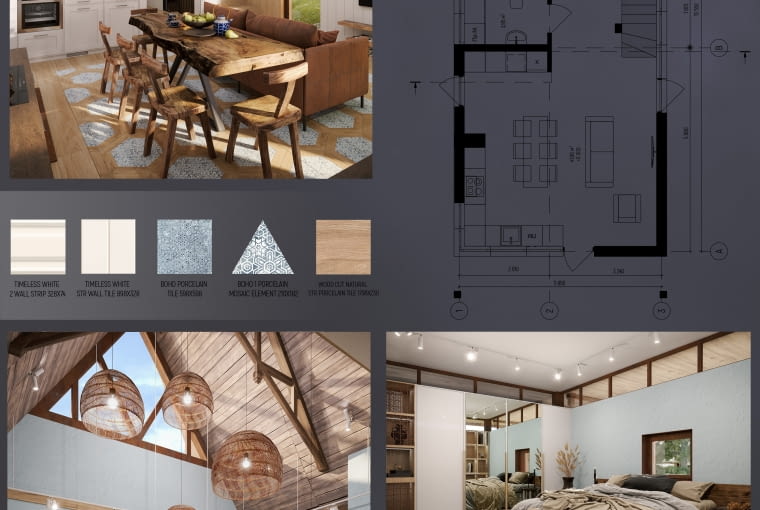 Projekt "Didova chata" autorstwa Yulii Zubar Projekt "Didova chata" autorstwa Yulii Zubar