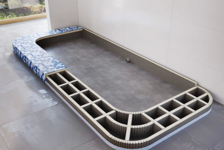 Zabudowa wanny i zabudowa stelaża WC Zabudowa wanny i zabudowa stelaża WC