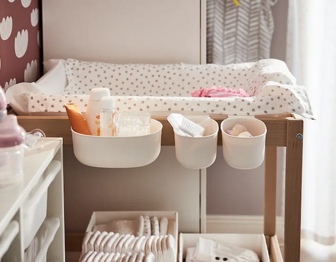 Kosze zawieszane ÖNSKLIG Pokój dla niemowlaka IKEA