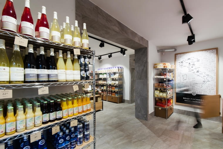 Delikatesy Peretti w Poznaniu i wnętrza autorstwa studia mode:lina [MIEJSCE TYGODNIA]