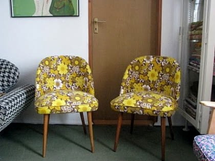 Fotele z epoki DDR fotele, meble, vintage
