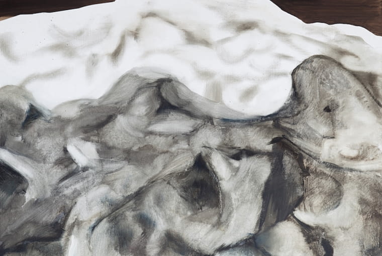 Widok w Łazienkach Królewskich, 100 x 80 cm, olej na płótnie, 2014 r.