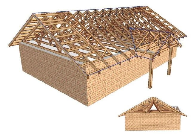 Dom z poddaszem użytkowym