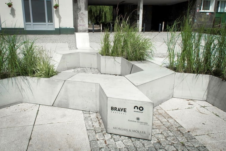 Ławki z betonu architektonicznego Ławki z betonu architektonicznego