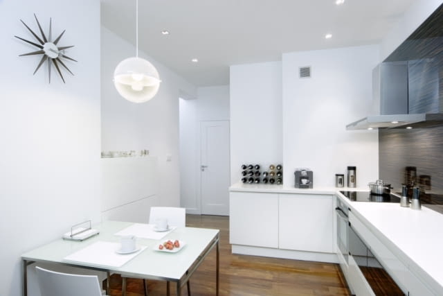 Wnętrza apartamentu - kuchnia Wnętrza apartamentu - kuchnia
