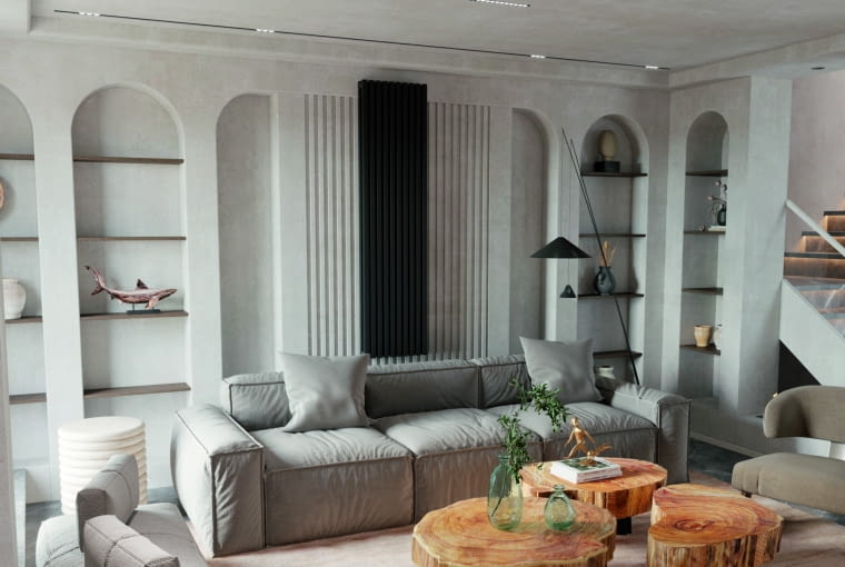 Wykonany z wysokiej jakości stali grzejnik zapewnia wydajną i niezawodną pracę, gwarantując komfort termiczny we wnętrzach przez cały sezon grzewczy. Gładka powierzchnia (w wersji czarnej lub innych kolorach) minimalizuje osadzanie się kurzu