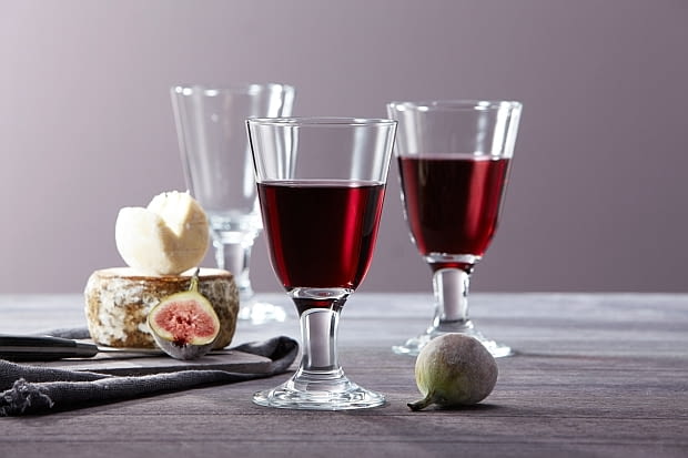 Tchibo: kieliszki do wina - 59,95 zł (6 szt.). Tchibo, smaki jesieni, sprzęty z Tchibo