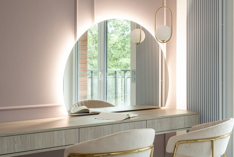 Glamour i złoto - eleganckie mieszkanie we Wrocławiu