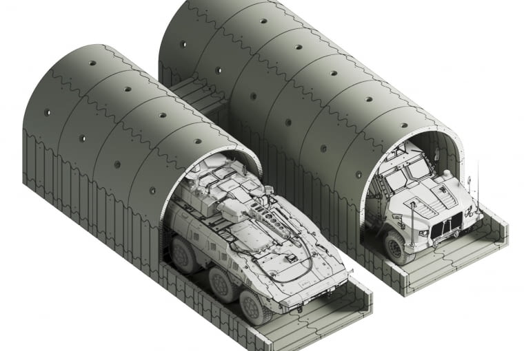 System prefabrykowanych schronów ARX Modular