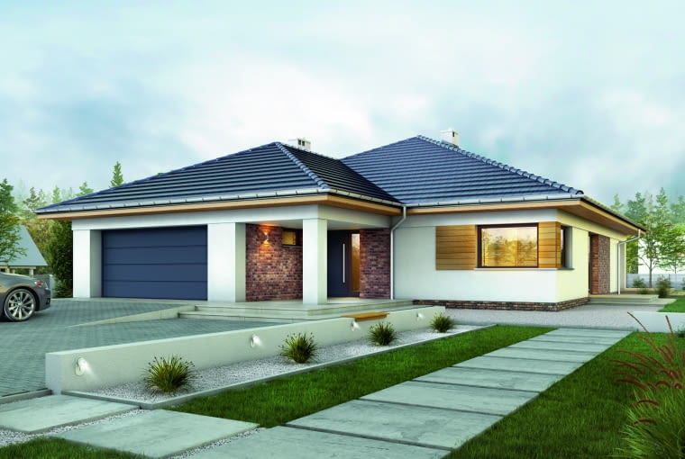 Optymalny program dla 3-4-osobowej rodziny z wydzielonym apartamentem rodziców. Projekty domów parterowych