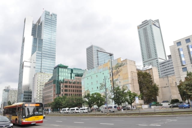 murale, blu, warszawa