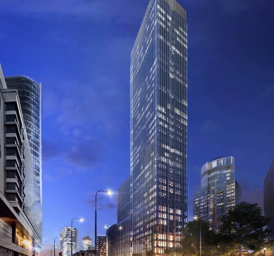 Wizualizacja wieżowca Skysawa w Warszawie Wizualizacja wieżowca Skysawa w Warszawie