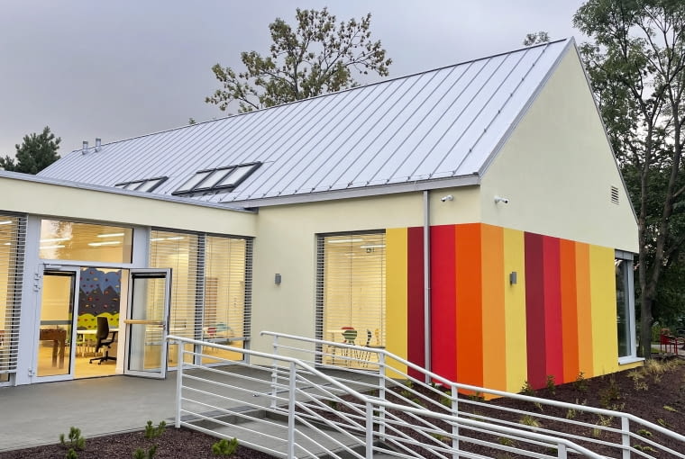 Świetlica Terapeutyczna w Lewinie Brzeskim. Proj. Weronika Muras W² STUDIO PRACOWNIA ARCHITEKTURY Świetlica Terapeutyczna w Lewinie Brzeskim. Proj. Weronika Muras W² STUDIO PRACOWNIA ARCHITEKTURY