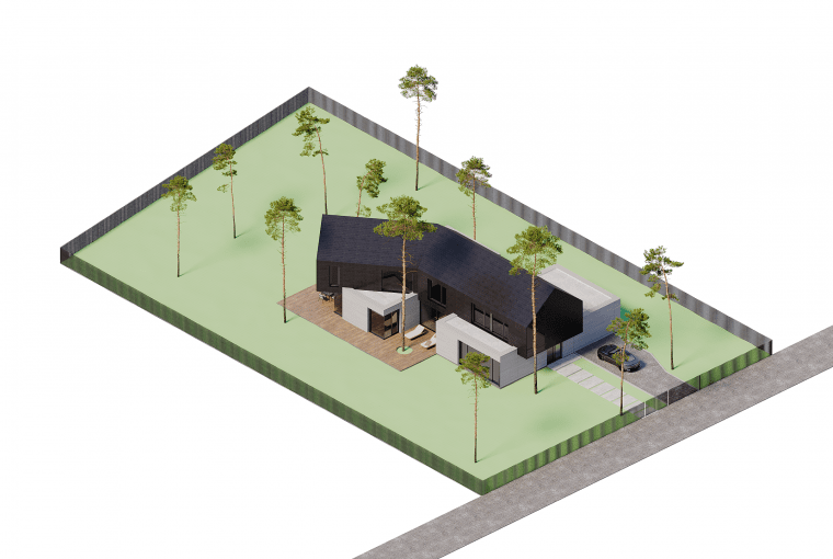 Wstęga Między Sosnami. Proj. Z3Z ARCHITEKCI