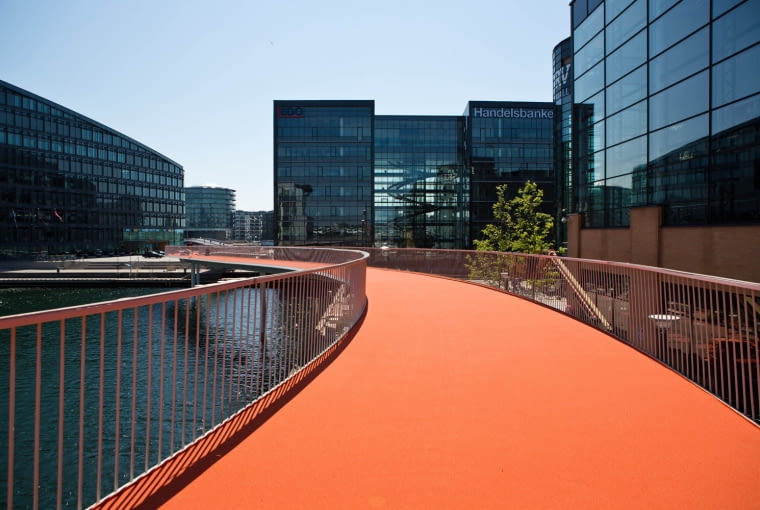 Rowerowy most w Kopenhadze