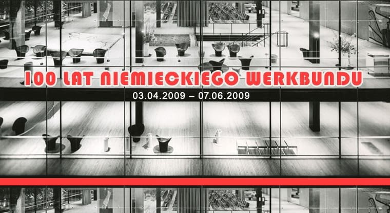 Sto lat niemieckiego Werkbundu 1907-2007, Pawilon Niemiecki na Wystawę Światową w Brukseli w 1958 roku, proj: Egon Eiermann, Set Ruf Sto lat niemieckiego Werkbundu 1907-2007