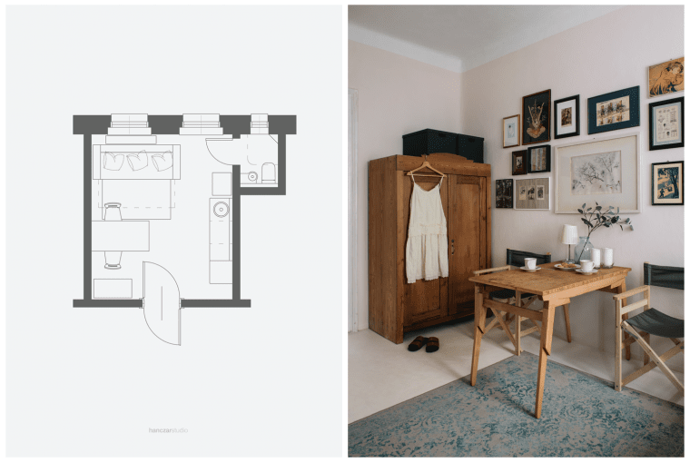 Mieszkanie w Sokołowsku. Proj. hanczarstudio