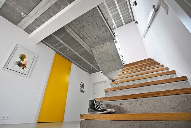 Beam&Block House w Poznaniu; proj. mode:lina nowoczesny dom, minimalistyczne wnętrza, dom w betonie