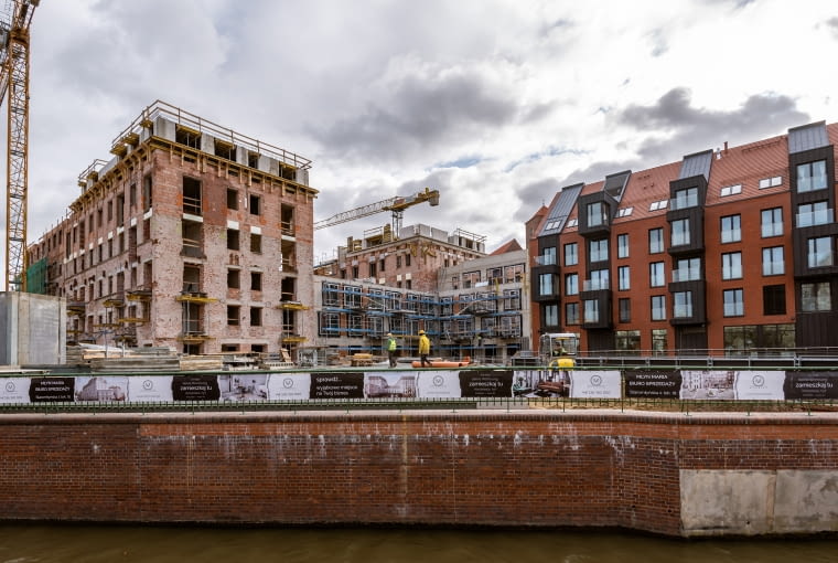 Młyn Maria we Wrocławiu - prace budowlane. Młyn Maria we Wrocławiu - prace budowlane.