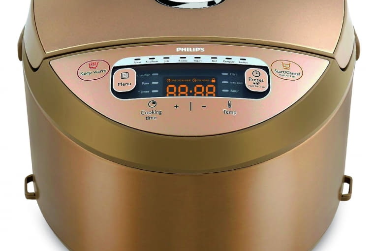 Do pieczenia chleba a także gotowania, gotowania na parze, duszenia, smażenia, pieczenia, robienia dżemów i jogurtów. Urządzenie ma 15 automatycznych programów i 25 ręcznych ustawień temperatury, Multicooker HD3167/70, 669 zł, Philips, philips.com.pl