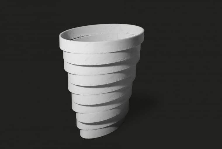 Misa wykonana z marmurowych płytek, proj. Paolo Ulian i Moreno Ratti