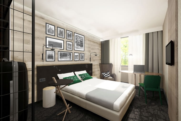 Projekt wnętrz hotelu Ibis Styles Tomaszów Lubelski Projekt wnętrz hotelu Ibis Styles Tomaszów Lubelski