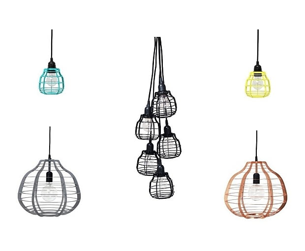 HK Living 2015: lampy z serii LAB. Kupisz np. w 9design.pl. Ceny: zielona - 289 zł, żółta - 289 zł, matowoszara XL - 786 zł, miedziana XL -1173 zł, w splocie - 1468 zł. HK Living, design, skandynawski design, skandynawski styl, kolekcja