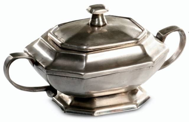 OZDOBNE CUKIERNICE. Antique, mosiądz wykończony cyną, 139 zł/z mlecznikiem, producent: Meble Vox