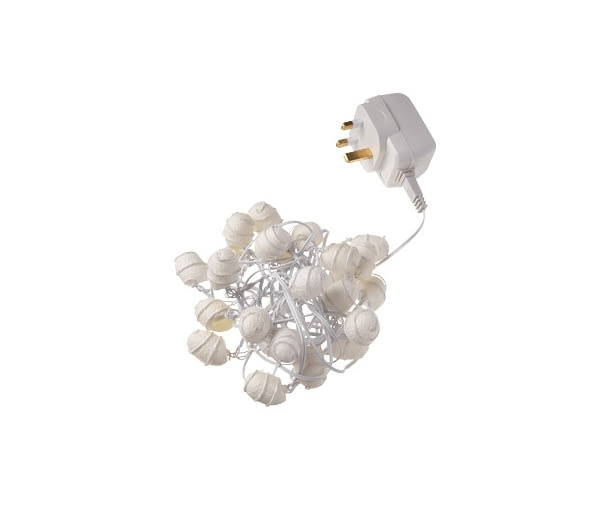Światełka choinkowe Cocoon 24 LED 5,5m - 109 zł. MUJI, święta z MUJI, świąteczne dekoracje, świąteczne dodatki, proste dodatki