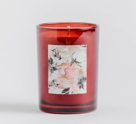 Świeca Flosso, szkło i parafina, 8 x 11 cm, 39 zł