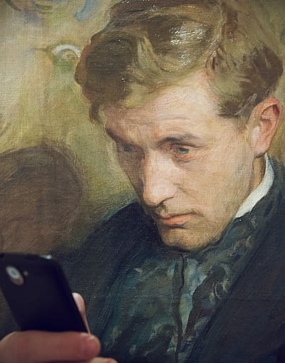 obraz, sztuka, selfie