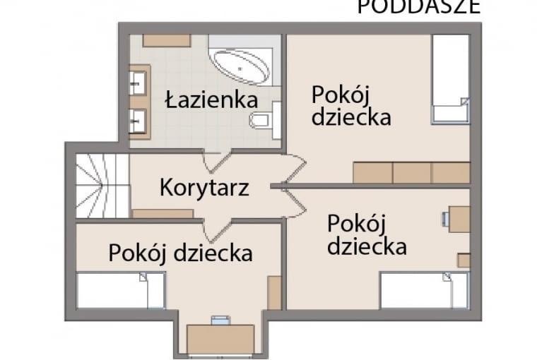 Plan poddasza