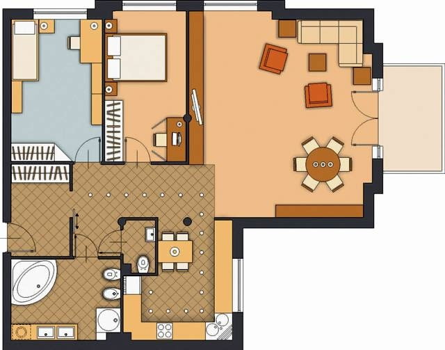 Projektowanie wnętrz. Rozwiązanie 2. Projektowanie wnętrz. Rozwiązanie 2.