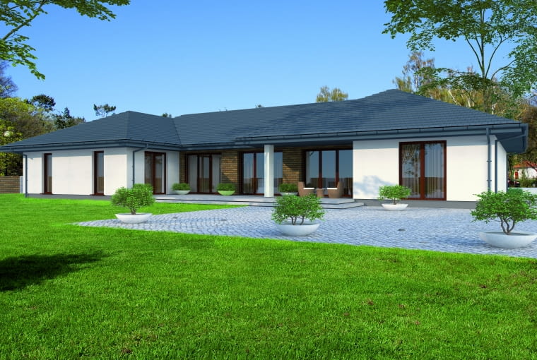 Madera 3 - parterowy 226,3 m2 Projekty domów parterowych